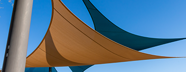 Le voile d’ombrage tendu
